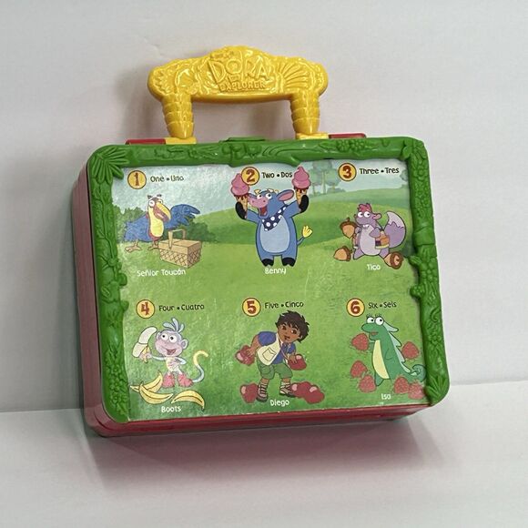 Dora The Explorer School Box Games Picnic Fiesta FP Nick Jr 2003 BOX ONLY - Picture 2 of 10